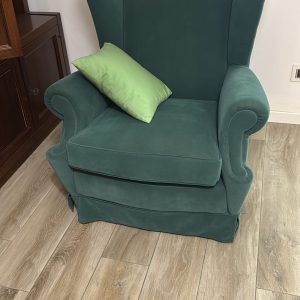 Poltrona IKEA STRANDMON velluto verde scuro